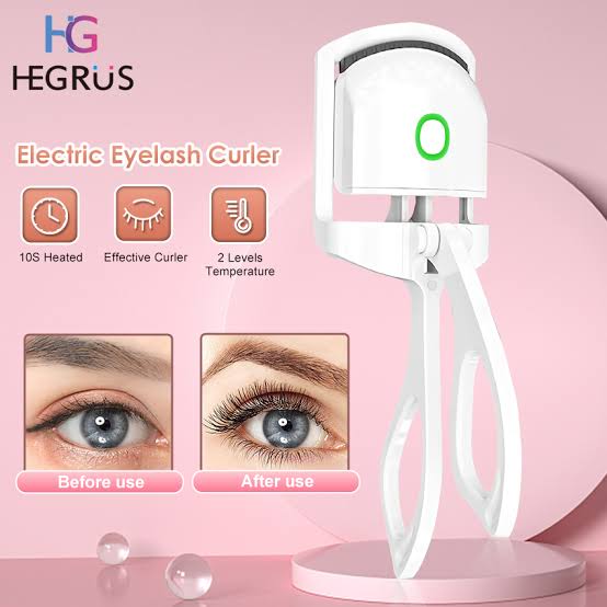 Heated Eyelash Curler, Usb 3 Gears Electric Eye Beauty Makeup Tool, Long Lasting Curling (random Color)