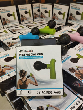Rechargeable Mini Facial Gun Massager (random Color)