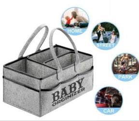 Foldable Baby Diaper Caddy Organizer